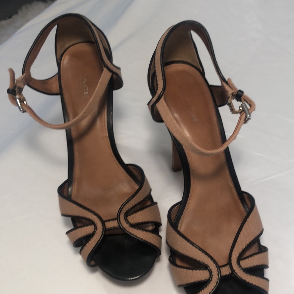 Coach Dylan Heeled Sandals Size 9 - Picture 2 of 10